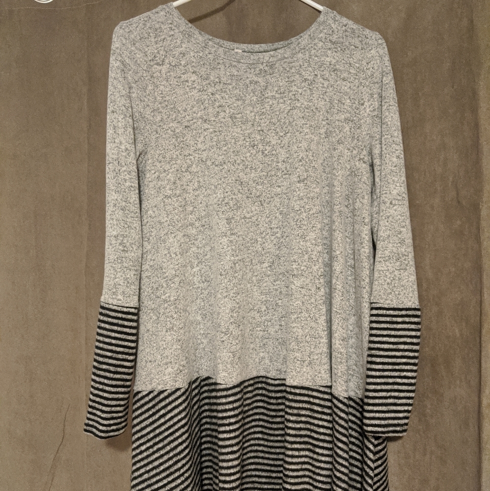 Flowy sweater dress